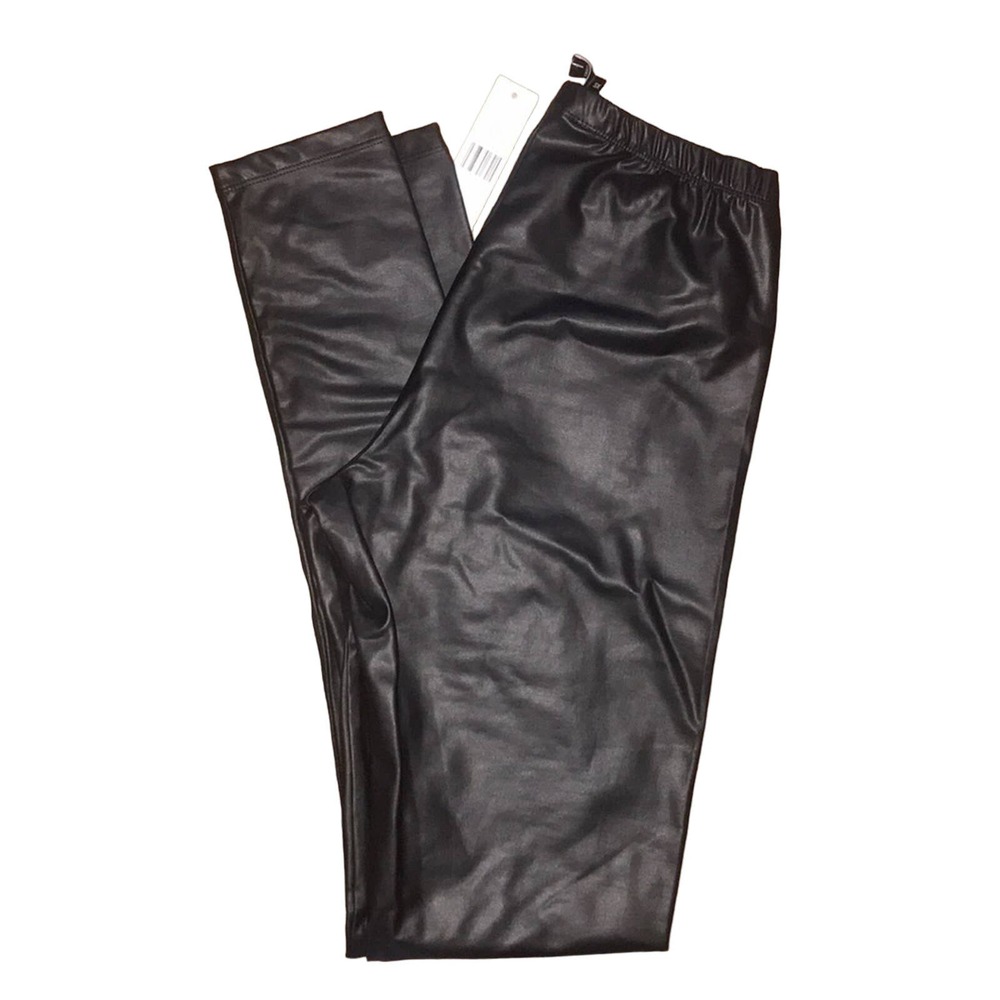 Long Tall Sally Black Leatherette Leggings NWT  Size XS